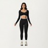 Anna-Kaci Active Women's High Waist Seamless Athletic Leggings with Stretch Fit and Contoured Design - 2 of 4