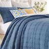 Greenland Home Fashions Portofino 3-Piece Full/Queen Quilt Set, 90x90 Inch - 3 of 4