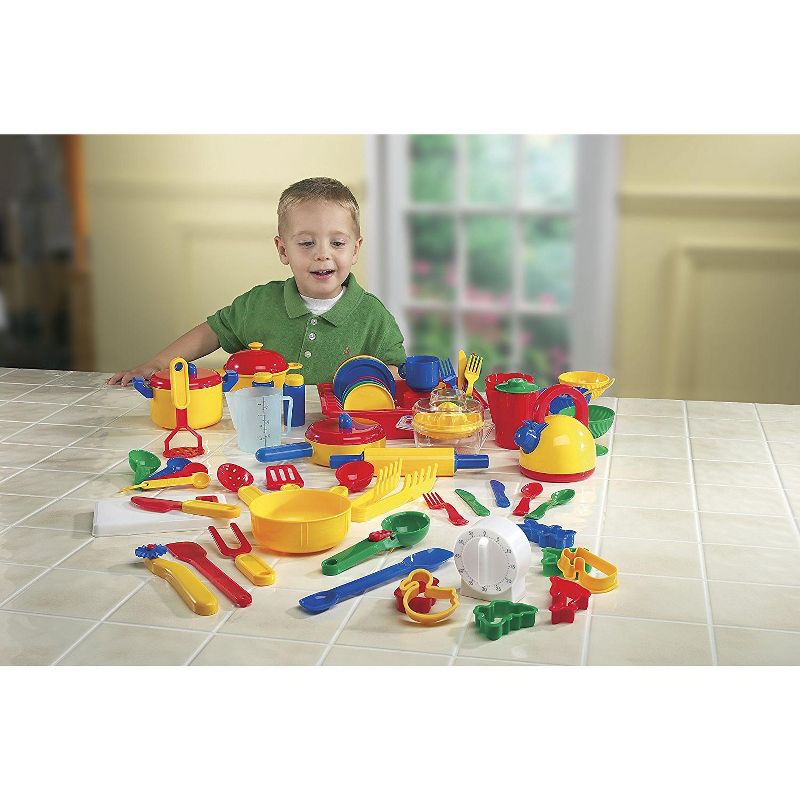 Learning Resources Pretend and Play Kitchen Set - 73 pieces,  Ages 3+ Toddler Toys, 3 of 7