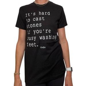 Women's Casting Stones T-Shirt - FOX & OWL APPAREL - 1 of 1