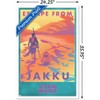 Trends International Star Wars: Jakku - Escape from Jakku Framed Wall Poster Prints - 3 of 4