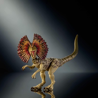 Детские фигурки Jurassic World Hammond Collection Dilophosaurus Dinosaur Figure, Deluxe Design and Articulation — фото 4