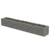 vidaXL Gabion Raised Bed Galvanized Steel 141.7"x19.7"x19.7" - 2 of 4