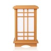Solar LED Zen Outdoor Lantern with Amber/White Light - Techko Maid - 4 of 4