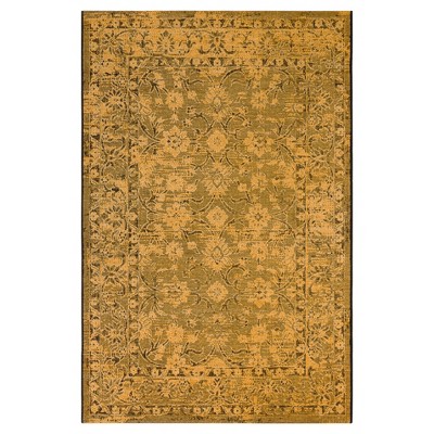 Terrie Area Rug - Black / Creme (4' X 6') - Safavieh