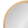 Kate and Laurel Hutton Wood Arch Mirror, 20x30, Natural - 3 of 4