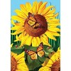Sunflower Field Summer House Flag Butterflies Floral 28" x 40" Briarwood Lane - 3 of 4