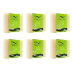 Plantlife Coconut Lime Bar Soap – Moisturizing, Soothing, Handcrafted, Plant-Based – Made in California, 4oz - 1 of 4