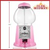 Olde Midway Gumball Machines with Bank, Vintage-Style Bubble Gum Candy Dispenser - image 3 of 4