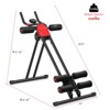 Costway Ab Machine with LCD Monitor Adjustable Abdominal Trainer Cruncher for Home Gym - 2 of 4