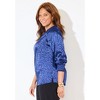 Catherines Satin Jacquard Peasant Blouse - 4 of 4
