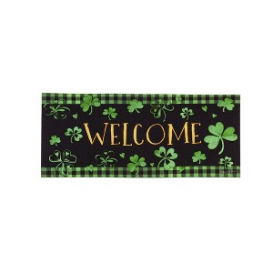 Evergreen Lucky Gnome Sassafras Indoor Outdoor Switch Doormat 1'10"x10" Multicolored - 1 of 4