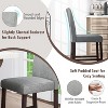 Tangkula Set of 4 Bar Stools 24" Counter Height Pub Kitchen Chairs w/ Rubber Wood Legs - 4 of 4