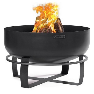 Good Directions Viking 32" XXL Outdoor Fire Pit Black - 1 of 4