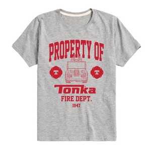 Boys' - Tonka - Property Of Tonka Fire Short Sleeve Graphic T-Shirt - 1 of 4
