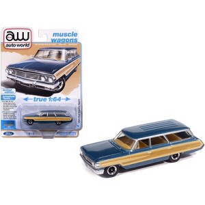 1964 Ford Country Squire Guardsman Blue Metallic with Woodgrain