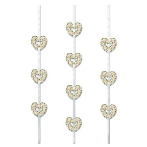 Beistle Heart Ribbon Stringers, 4', (15/Pkg) Multicolored - 1 of 1