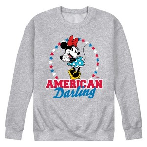 Men's - Disney - American Darling Minnie Graphic Fleece Sweatshirt - 1 of 4