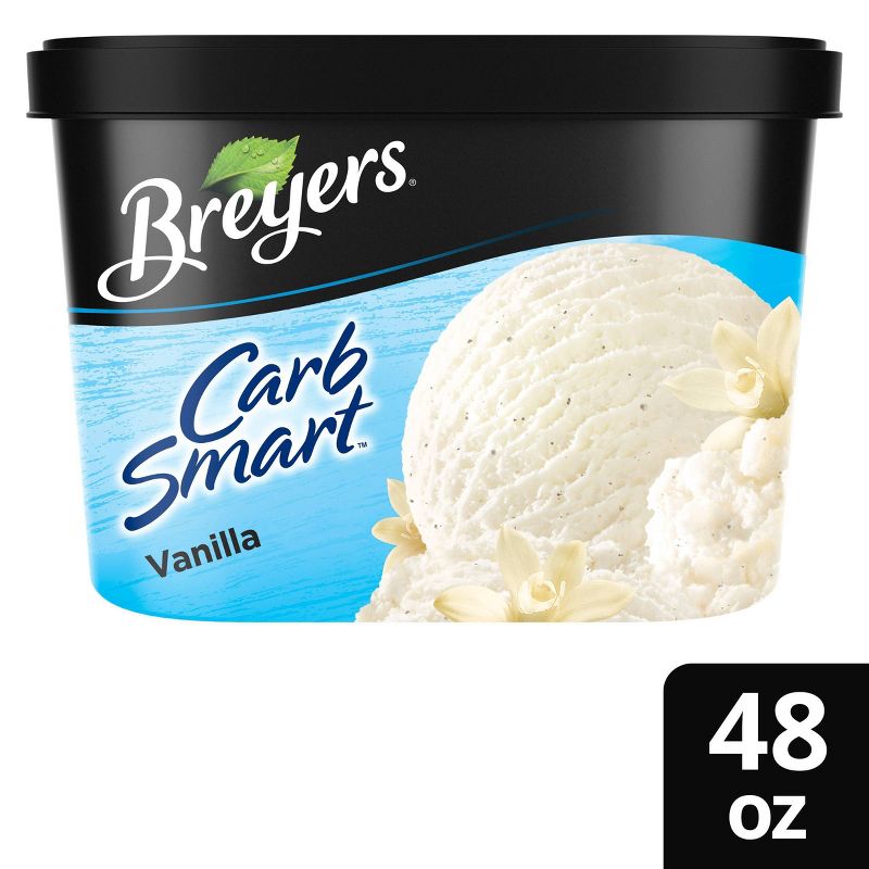 Breyers Carb Smart Vanilla Frozen Dairy Dessert - 48oz, 1 of 8