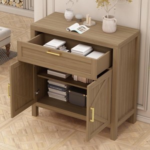 TackView Buffet Cabinet Sideboard with Storage, 34.3 ft Modern Buffet Cabinet with Storage - 1 of 4