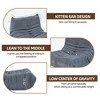 Vynxaria No Installation Big Bean Bag Chair - Versatile Foam Lounger for Home & Gaming - 4 of 4