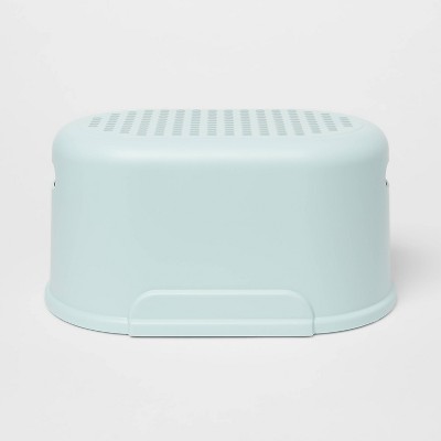 Kids' Single Step Stool Teal - Pillowfort™: Toddler Bathroom Stepping Stool, 150lb Capacity, No Assembly Required