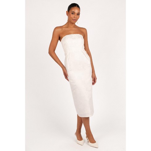 Petal and Pup Womens Avah Strapless Midi Dress - image 1 of 4