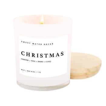 Sweet Water Decor Christmas 11oz White Jar Soy Candle