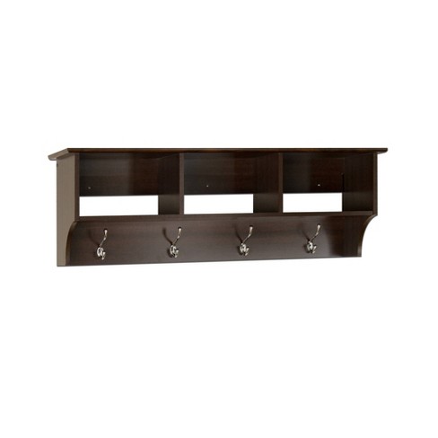 Set Of 2 Afton 3 Hook Coat Racks Woodgrain - Riverridge Home : Target