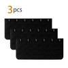 INSPIRE CHIC Women's Adjustable Brassiere Eye Tape Multi Color 3 Rows 5/6 Hooks Bra Extender - 2 of 4