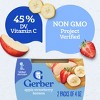 Gerber Baby Food Stage 2 Apple Strawberry Banana Puree Tub - 4oz/2ct - 4 of 4