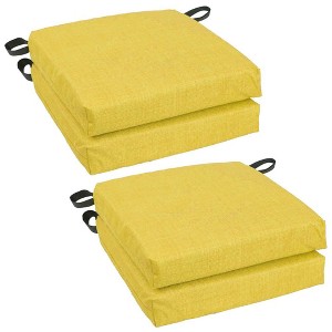 Blazing Needles, Set of 4 Outdoor Chair Cushions - 1 of 3