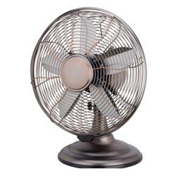 Optimus 16 Inch Retro Oscillating Stand Fan With Oil Rubbed Bronze ...