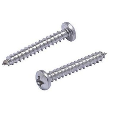 Bolt Dropper 6 X 1 Stainless Pan Head Phillips Wood Screw - 100 Pieces