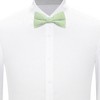 Jacob Alexander Men’s Seersucker Striped Pre-Tied Clip-On Bow Tie - 3 of 4