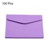 Unique Bargains Greeting Note Party Blank Small Items Storage Business Card Holder Mini Envelopes - 3 of 4