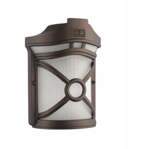 Chloe Lighting Jansen Transitional 1 Light Rubbed Bronze Outdoor Wall Sconce 11" Height - 1 of 3