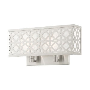 Livex Lighting Calinda 2 - Light Wall Light in  Brushed Nickel - 1 of 1