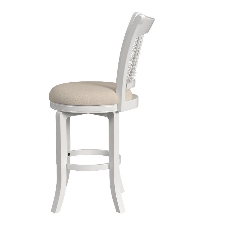 Bayberry Wood Bar Height Swivel Stool White - Hillsdale Furniture, 5 of 27