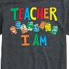 Men's - Dr. Seuss - Teacher I Am Books Short Sleeve Graphic T-Shirt - 2 of 4