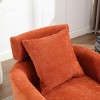 Sapphtopaz Chenille Accent Chair Upholstered 360°Swivel Chairs with Multi-Gear Adjustable Backrest, Modern Accent Chairs for Living Room - 3 of 4