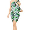 HAPPY BAY Women's Summer Beach Bikini Wraps Sarong Swimwear Cover up Wrap Skirt Bathing suit Swimsuit Pareo for Women One Size Gray, Tree - 3 of 4
