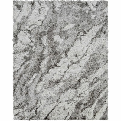 Hauteloom Ashtucna Gray Cloudy Shag Rug