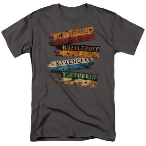 Men's Harry Potter Burnt Banners T-Shirt - 1 of 4