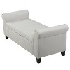 NicBex 50.75 Inch Upholstered Storage Ottoman Modern End of Bed Bench for Living Room, Bedroom, Entryway - 2 of 4
