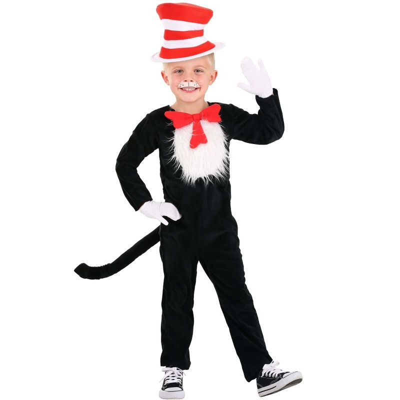 HalloweenCostumes.com Dr. Seuss The Cat in the Hat Deluxe Costume for Toddlers., 1 of 9