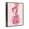 Stupell Industries Yeehaw Christmas Cowboy Black Framed Giclee Art - 3 of 4