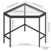 42" Black Bronze Corner Desk - Henn&Hart - 3 of 4