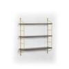 FONTOI 3 Tier Floating Storage Shelves Wall Mounted, Hanging Shelf for Books and Collectibles, Brown, 24"*27"*6" - 2 of 4