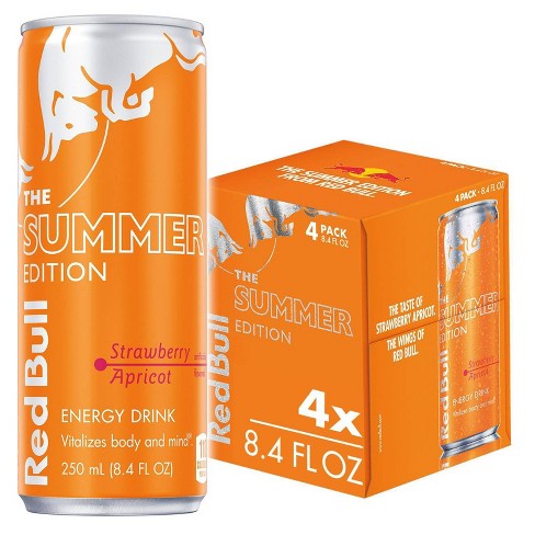 Red Bull Summer Edition Energy Drink 4pk 8 4 Fl Oz Cans Target